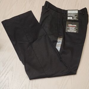 Kirkland Signature Men's Black Dress Pants